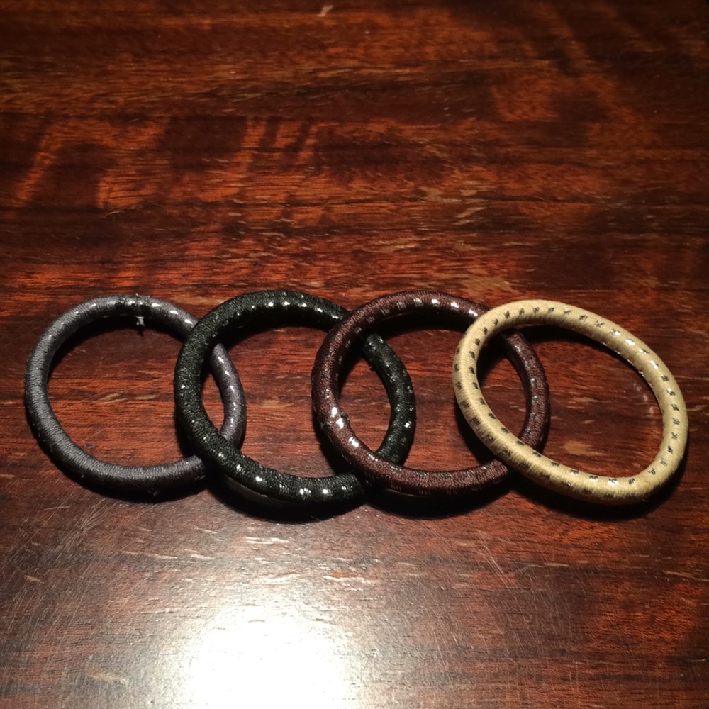 NWOT! Hair bands w/ understated sparkle.